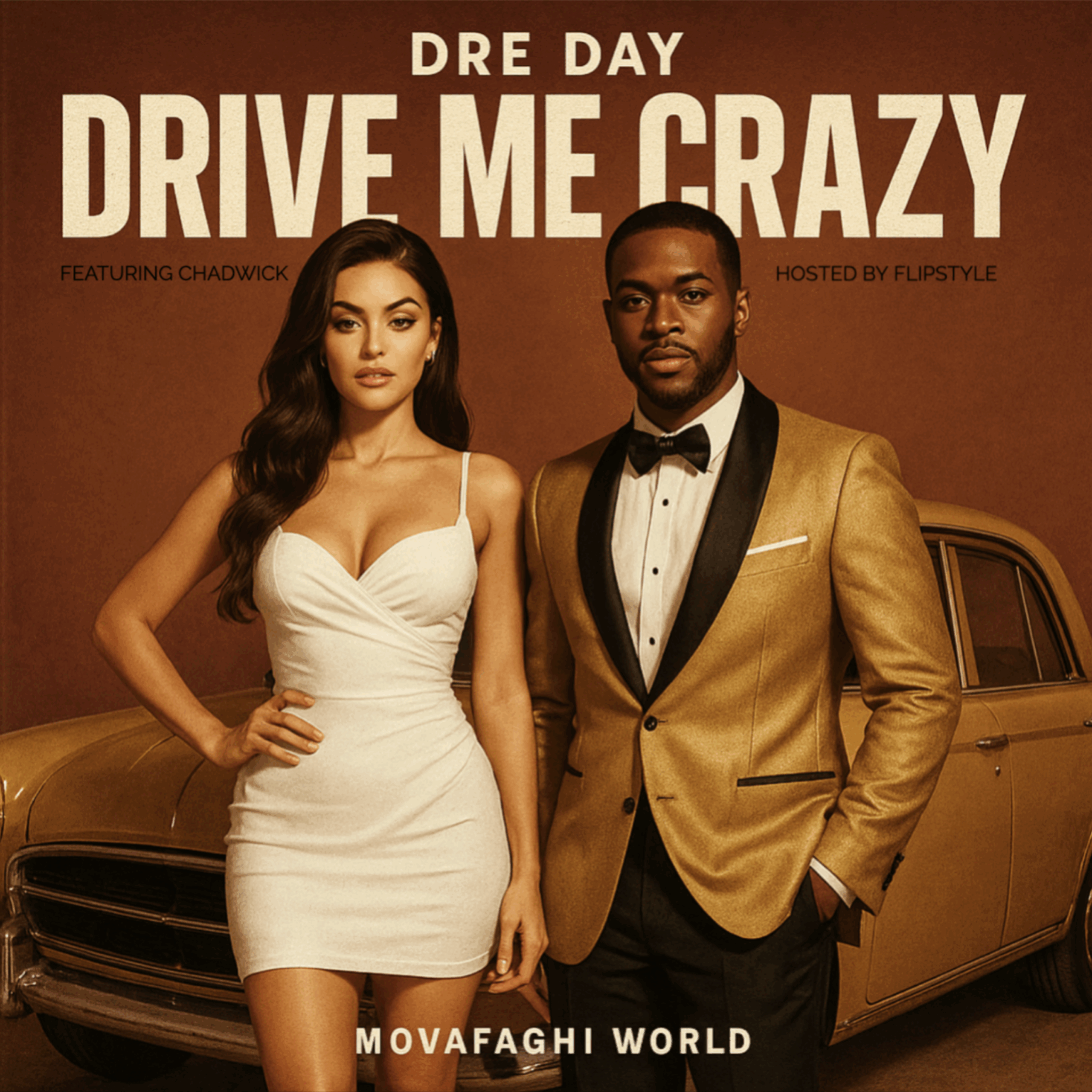 Movafaghi World - Drive Me Crazy by Dre Day and Flipstyle - Single Cover - Flipstyle Music